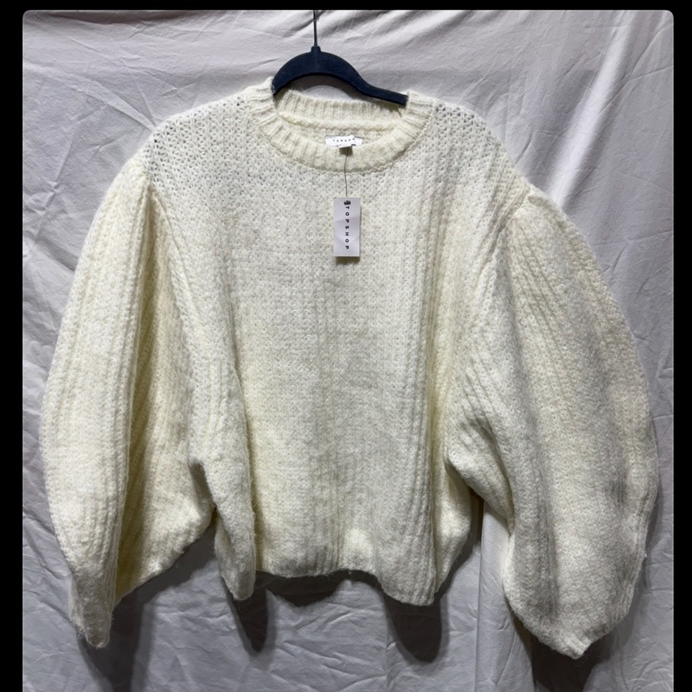 Cozy Oversized Cream Knit Sweater